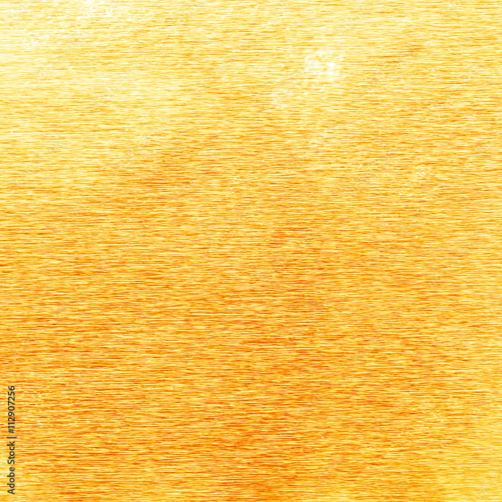 Naklejka premium Shiny yellow gold foil texture for background. and shadow