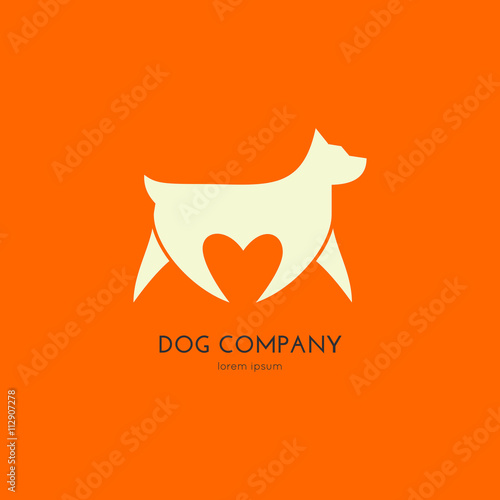 Logo with a dog
