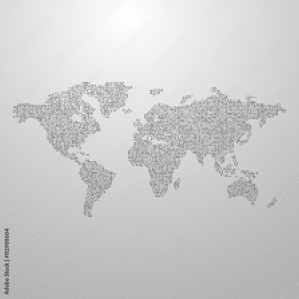 vector illustration of a world map vector illustration of a world map