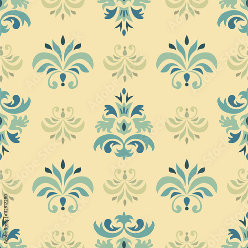 Vector seamless pattern with floral ornament for design of cards  invitations  website  wallpaper 