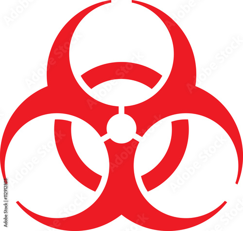 Biohazard Sign, Vector Format, for Health Industry Concepts.
