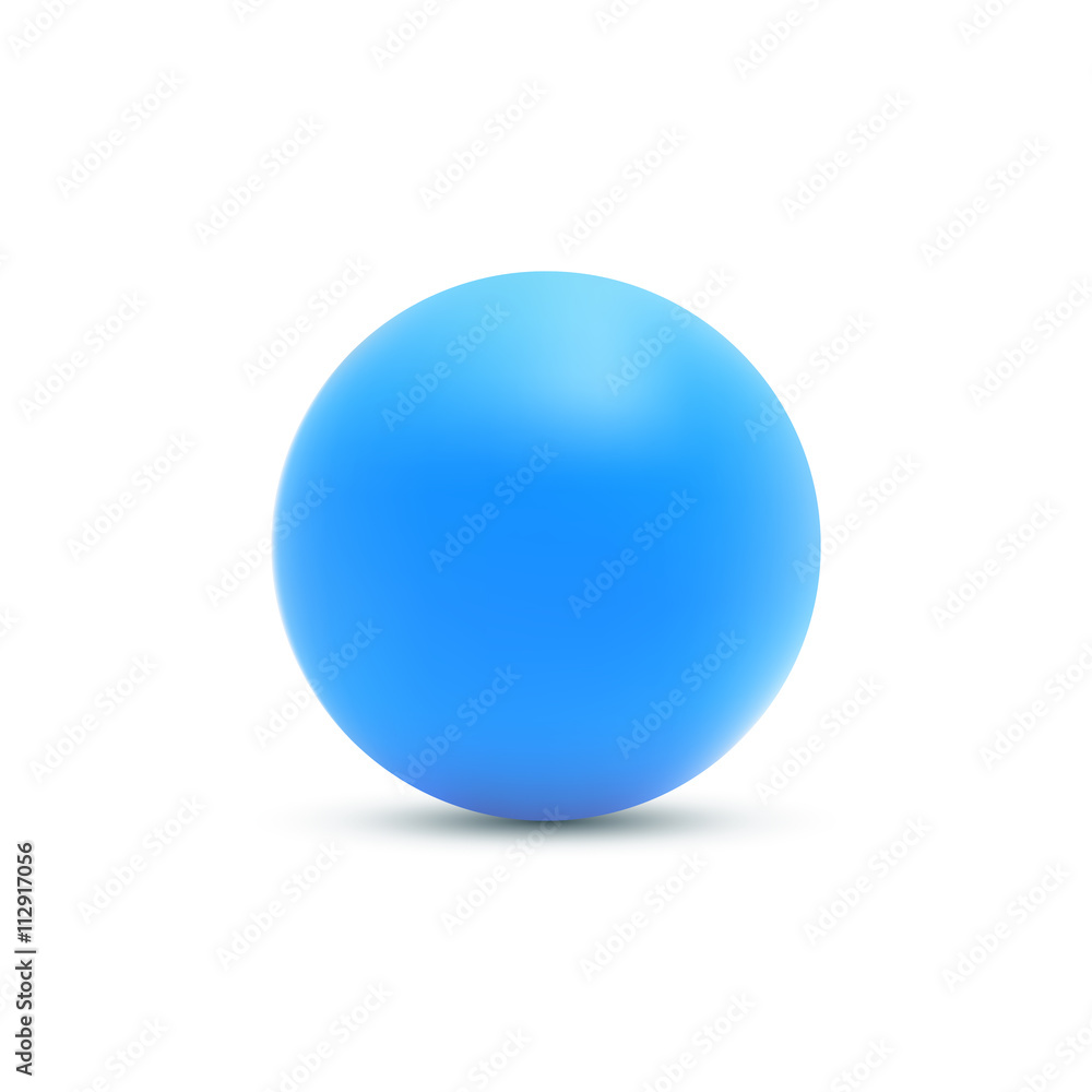 Blue ball. Blue sphere vector Blue ball. Blue sphere vector