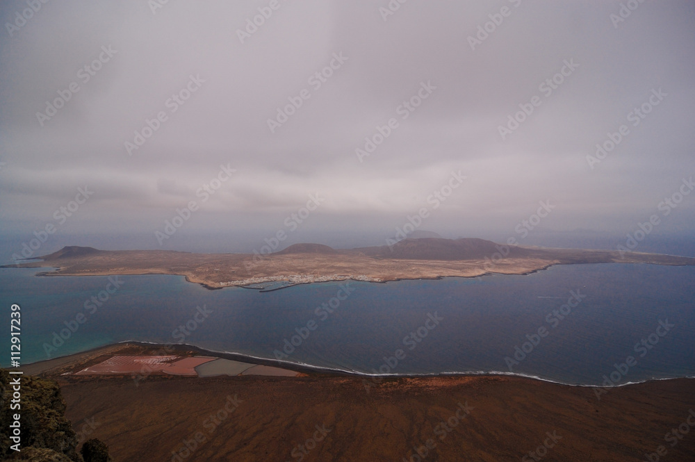 Views of La Graciosa Island in Spain Views of La Graciosa Island in Spain