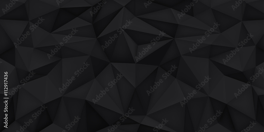 Low polygon shapes background, triangles mosaic, vector design, creative background, templates design, black background Low polygon shapes background, triangles mosaic, vector design, creative background, templates design, black background