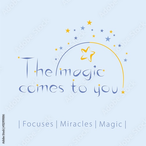 Tricks - the magic comes to you.This is an illustration of a series of pictures of the tricks and miracles.