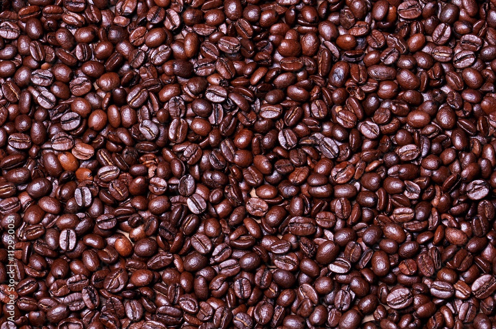 Obraz premium Coffee beans background