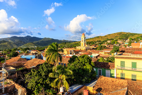 Bild auf Leinwand Blick über Trinidad