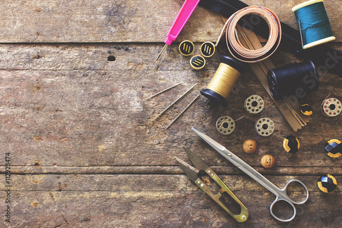 Fotografi Sewing accessories