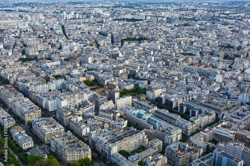 Tableau sur toile The rooftops of Paris