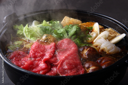 Tableau sur toile すき焼き