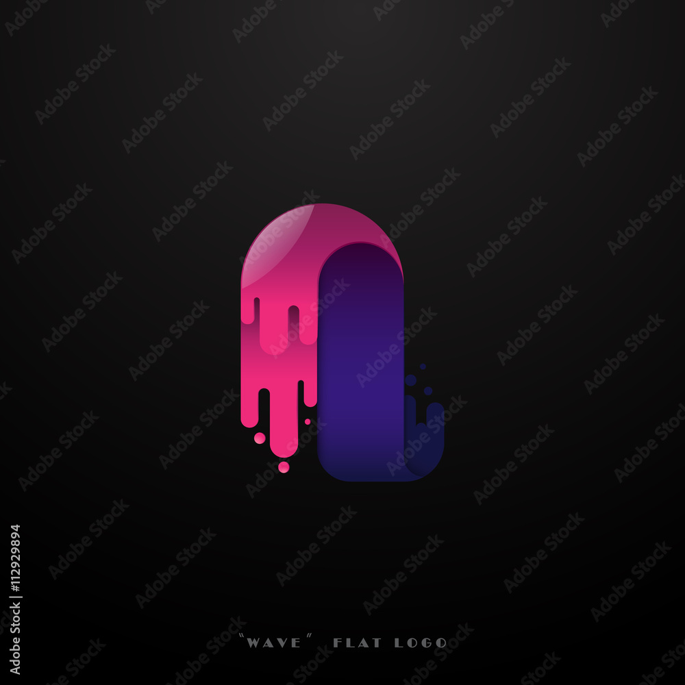 Wave business modern vector logo design Wave business modern vector logo design