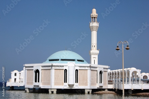 The Floating mosque in Jeddah, Saudi Arabia