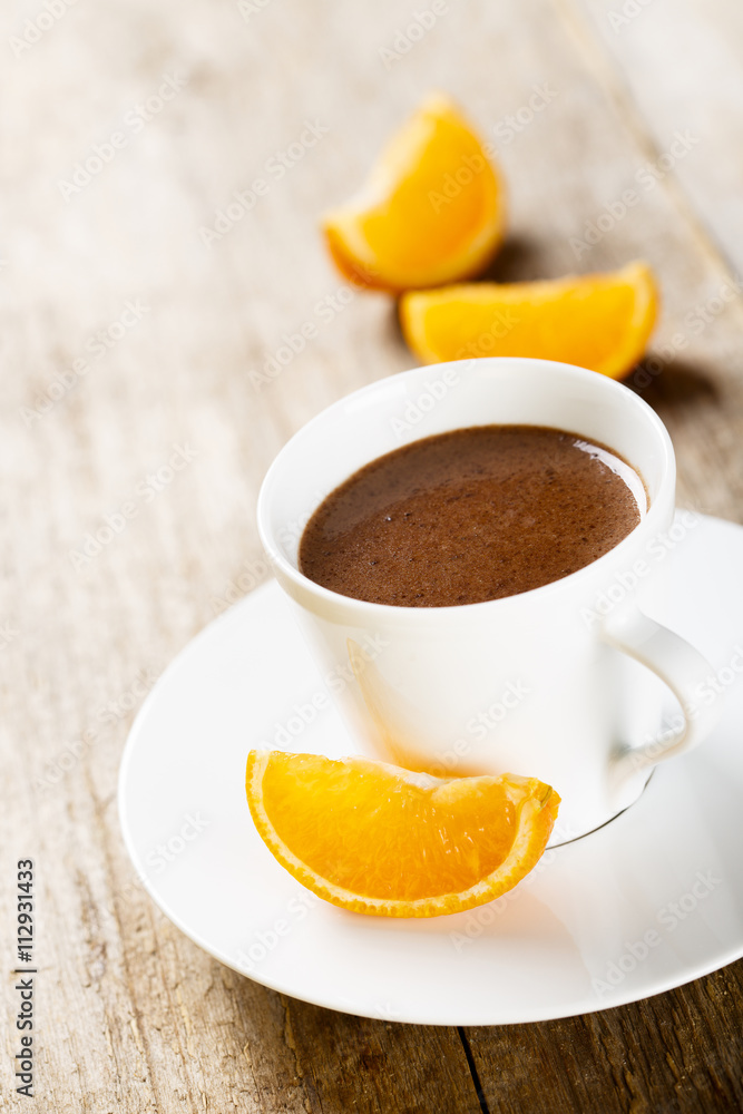 Hot chocolate with orange Hot chocolate with orange
