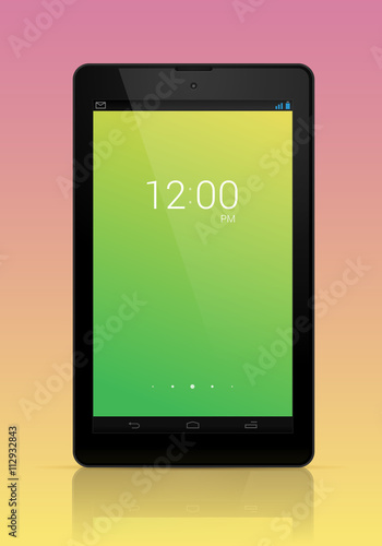 Vector Illustration of Tablet.