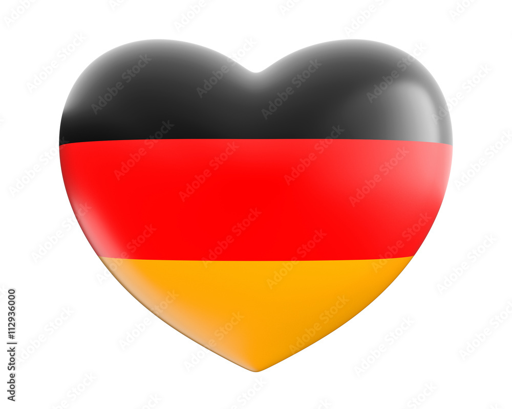 Naklejka premium Ein Herz für Deutschland