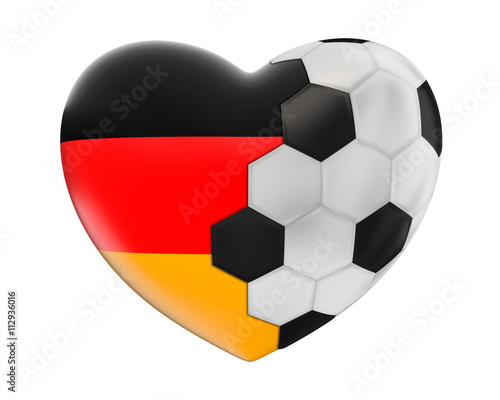 Deutschalnd Herz f  r Fu  ball Liebe