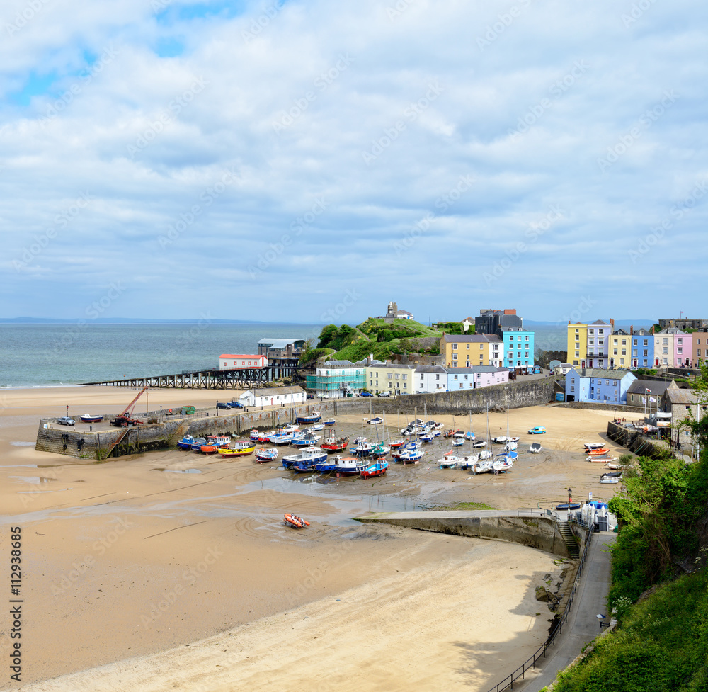 The Harbour at Tenby in Wales