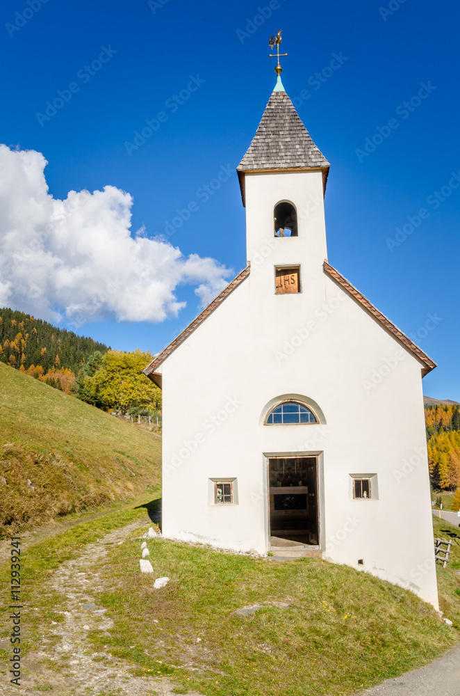 White Alpine Chapel