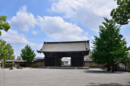 To-ji temple, Nandaimon Gate, Kyoto Japan.  東寺 南大門  京都 © airpebble