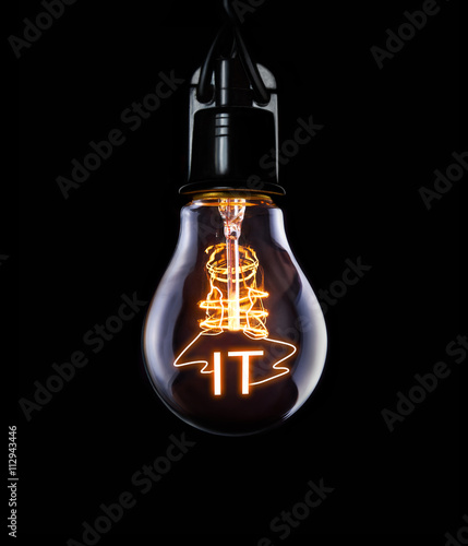 Lightbulb IT Concept