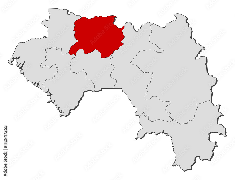 Map - Guinea, Labé Map - Guinea, Labé