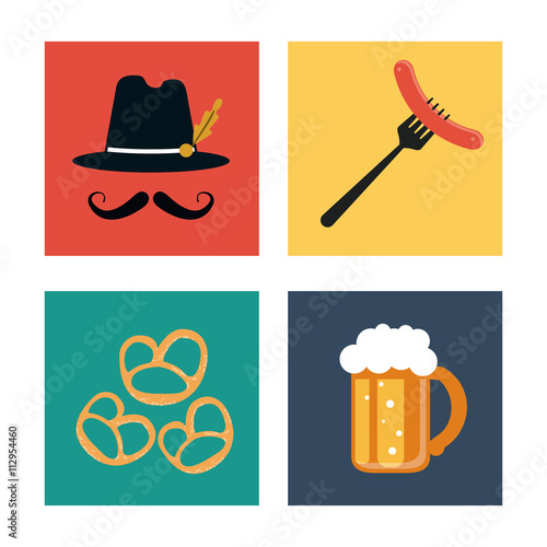 Germany design. Culture icon. vector illustration