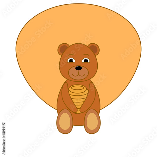 Bear with beehive