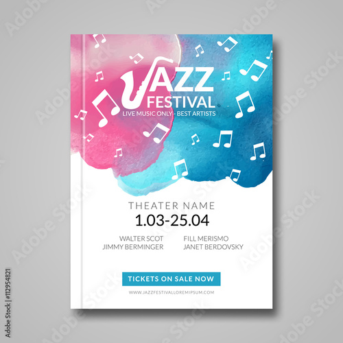 Photography Vector musical poster design