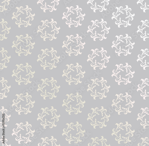 Abstact seamless pattern Floral oriental geometric ornament 