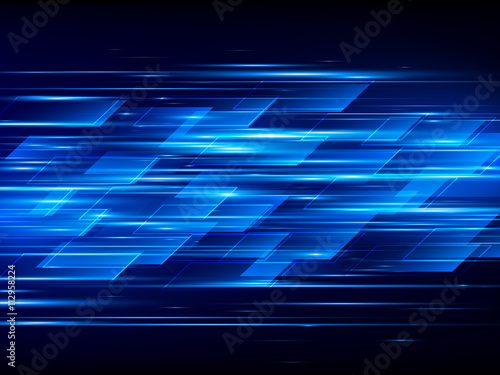 High speed. Hi-tech. Abstract technology background. Vector illustration