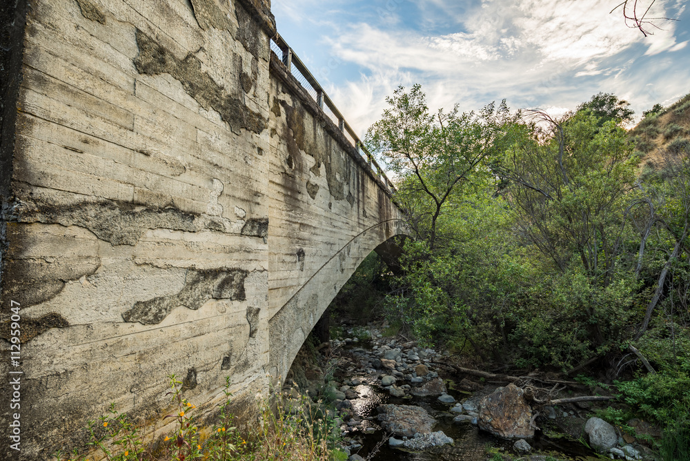 Old Bridge in Alum Rock Park, San Jose Old Bridge in Alum Rock Park, San Jose