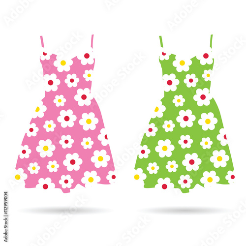 dresses color illustration photo