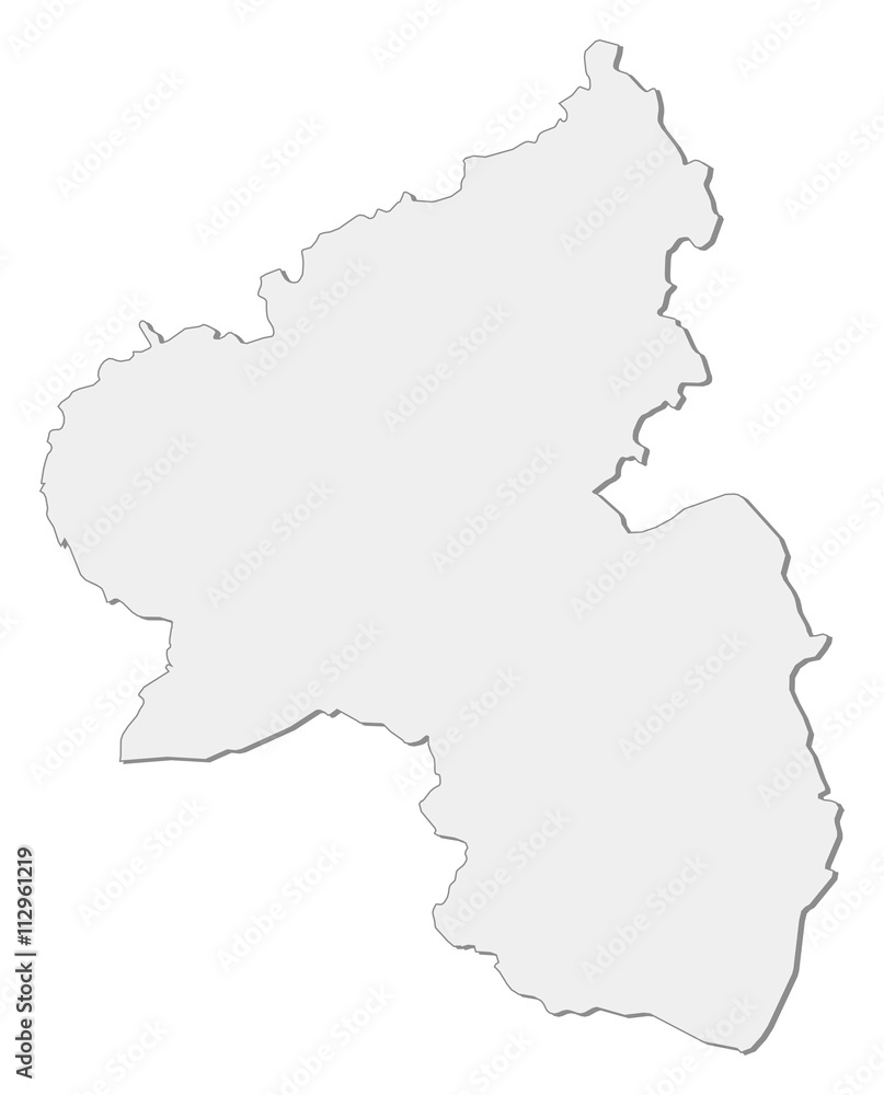 Map - Rhineland-Palatinate (Germany)