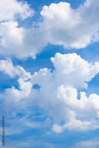 clouds in blue sky