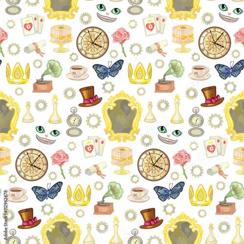 Fairy Tale Seamless Pattern