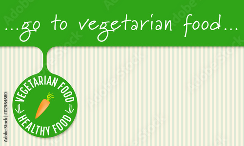 Frame for your text and icon of vegetarian food