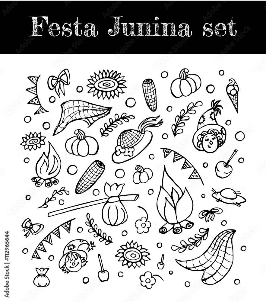 Festa junina set