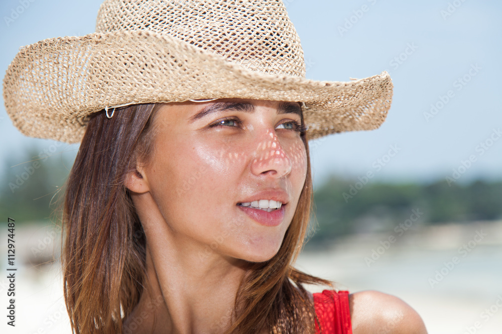 Woman on the beach