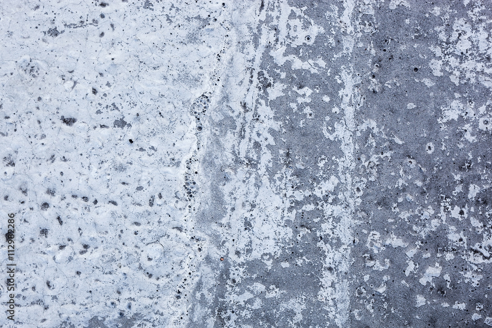 Partly whitewashed concrete wall with rich and various texture Partly whitewashed concrete wall with rich and various texture