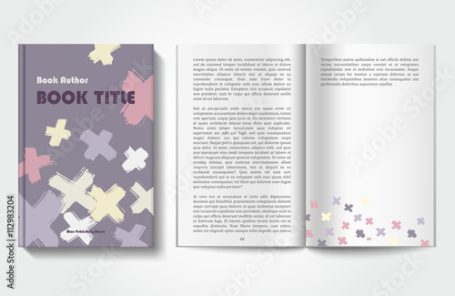 Book design template