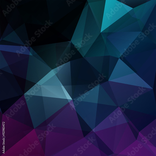 Geometric pattern, polygon triangles vector background