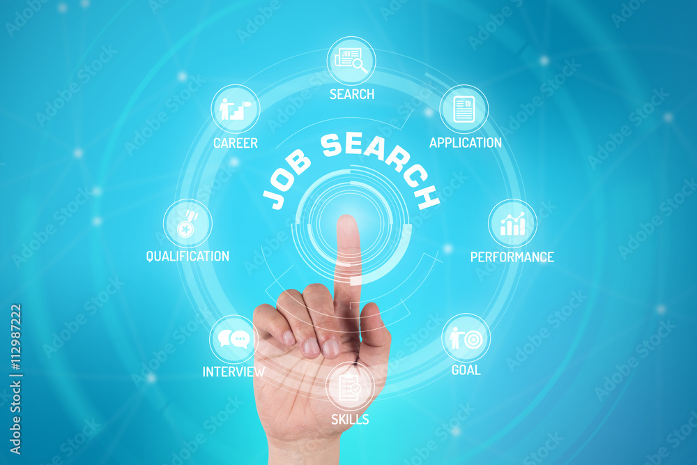 JOB SEARCH TECHNOLOGY COMMUNICATION TOUCHSCREEN FUTURISTIC CONCE JOB SEARCH TECHNOLOGY COMMUNICATION TOUCHSCREEN FUTURISTIC CONCE
