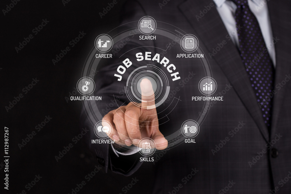 JOB SEARCH TECHNOLOGY COMMUNICATION TOUCHSCREEN FUTURISTIC CONCE JOB SEARCH TECHNOLOGY COMMUNICATION TOUCHSCREEN FUTURISTIC CONCE