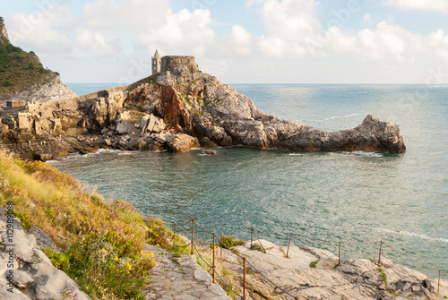 The church of San Pietro in the promontory of Portovenere