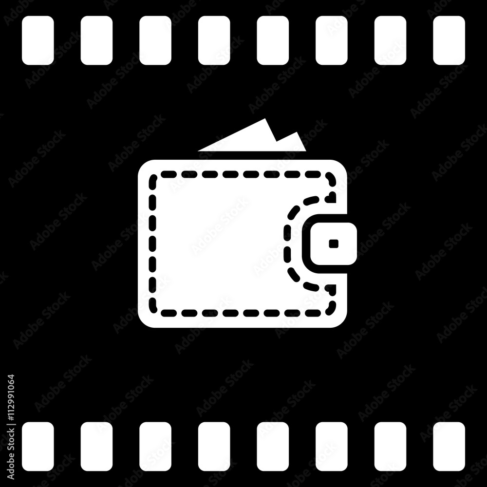 Fototapeta premium Wallet web icon