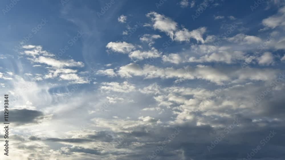 Time Lapse,moving clouds and blue sky Time Lapse,moving clouds and blue sky