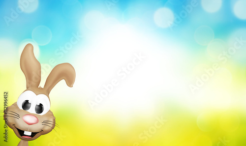 easter bunny defocused blur...