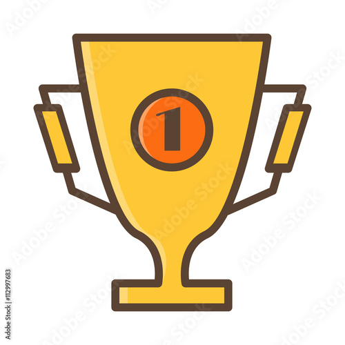 Trophy Cup, Prize  - the first place.