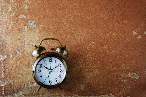 Wallpaper Mural Alarm Clock on the Wall Torontodigital.ca