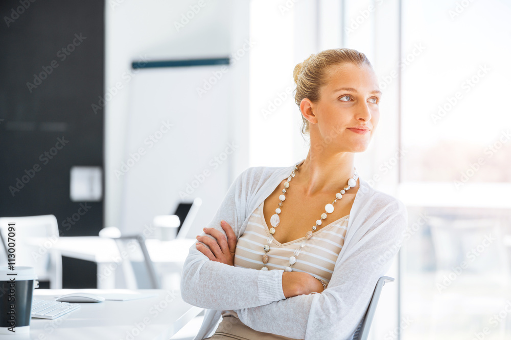 Elegant office worker Elegant office worker